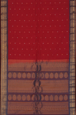 Collection of Gadwal Red Saree in a gallery layout