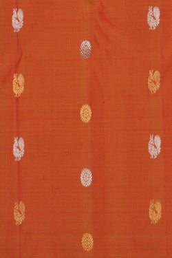 Image of Gadwal Orange Saree