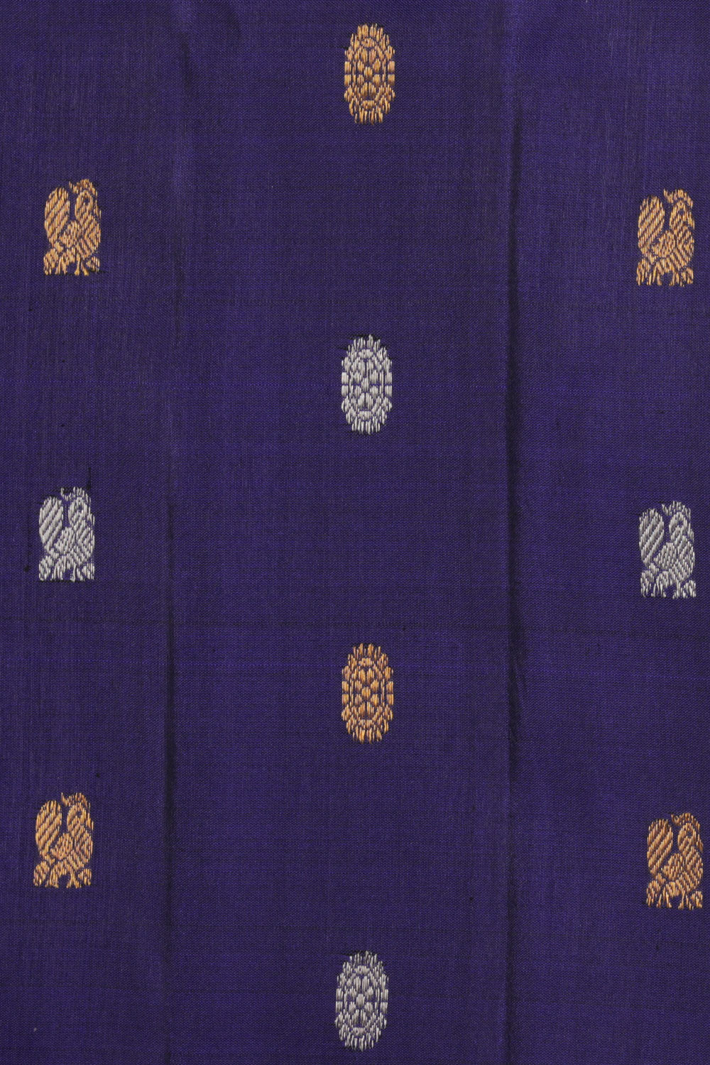 Gadwal Indigo Blue Saree