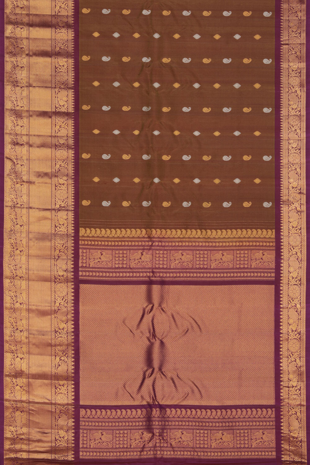 Gadwal Heena Green Saree