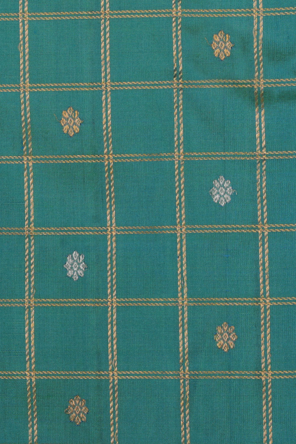 Gadwal Green Saree