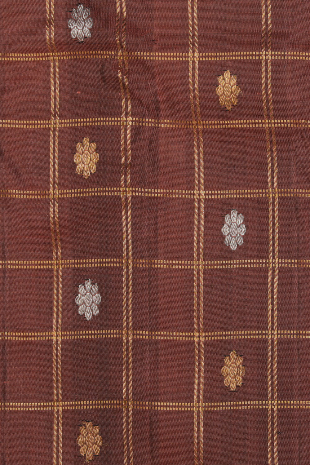 Gadwal Brown Saree