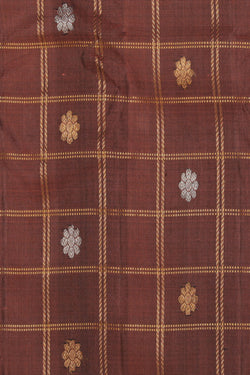 Image of Gadwal Brown Saree