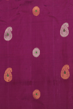 Image of Gadwal Violet Saree