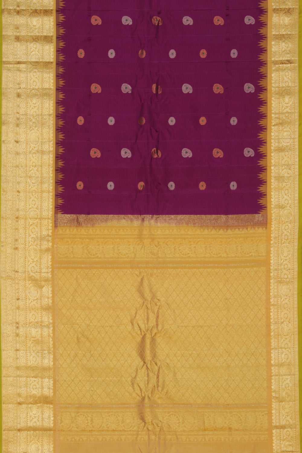 Gadwal Violet Saree