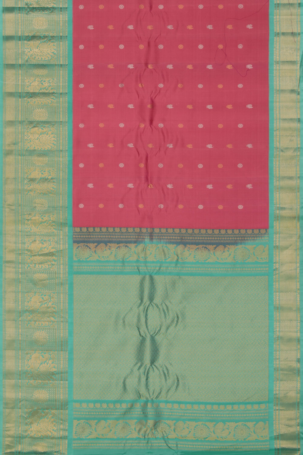 Gadwal Pink Saree