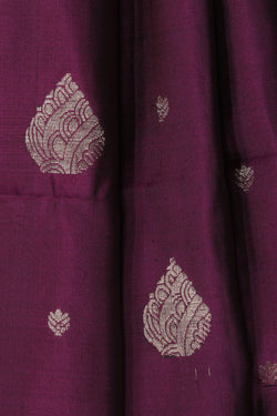 Image of Simple Yet Elegant Plum Pink Saree