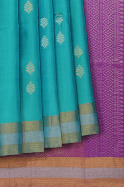 Collection of Simple Yet Elegant Sea Green Saree in a gallery layout