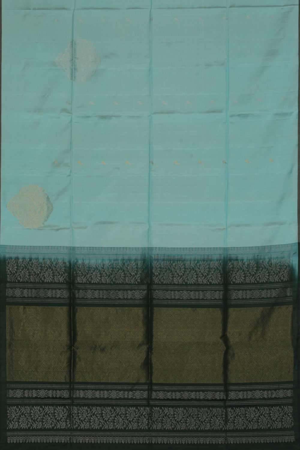 Collection of Simple Yet Elegant Sea Green Saree in a gallery layout