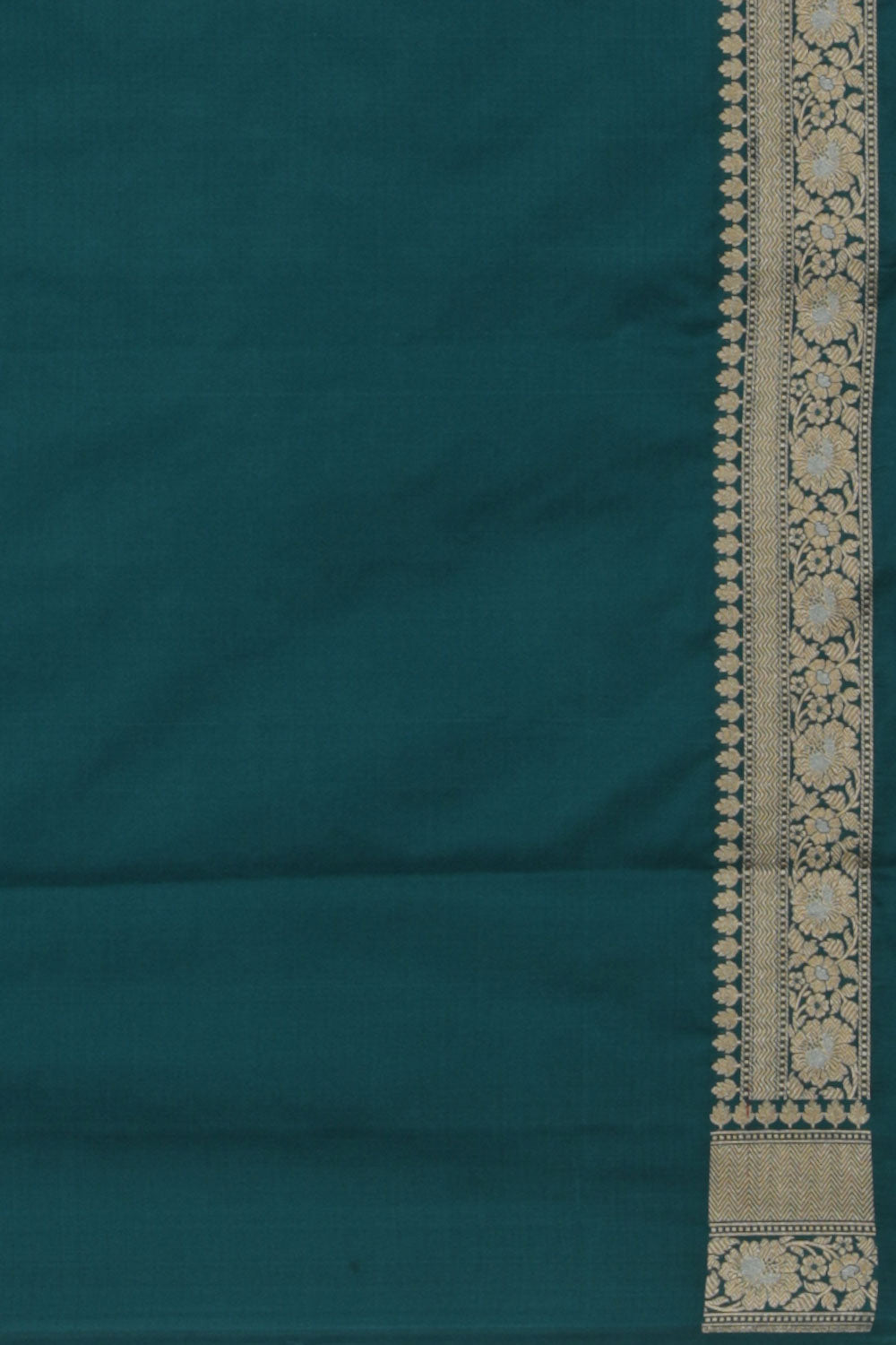 Banarasi Silk Teal Blue Saree