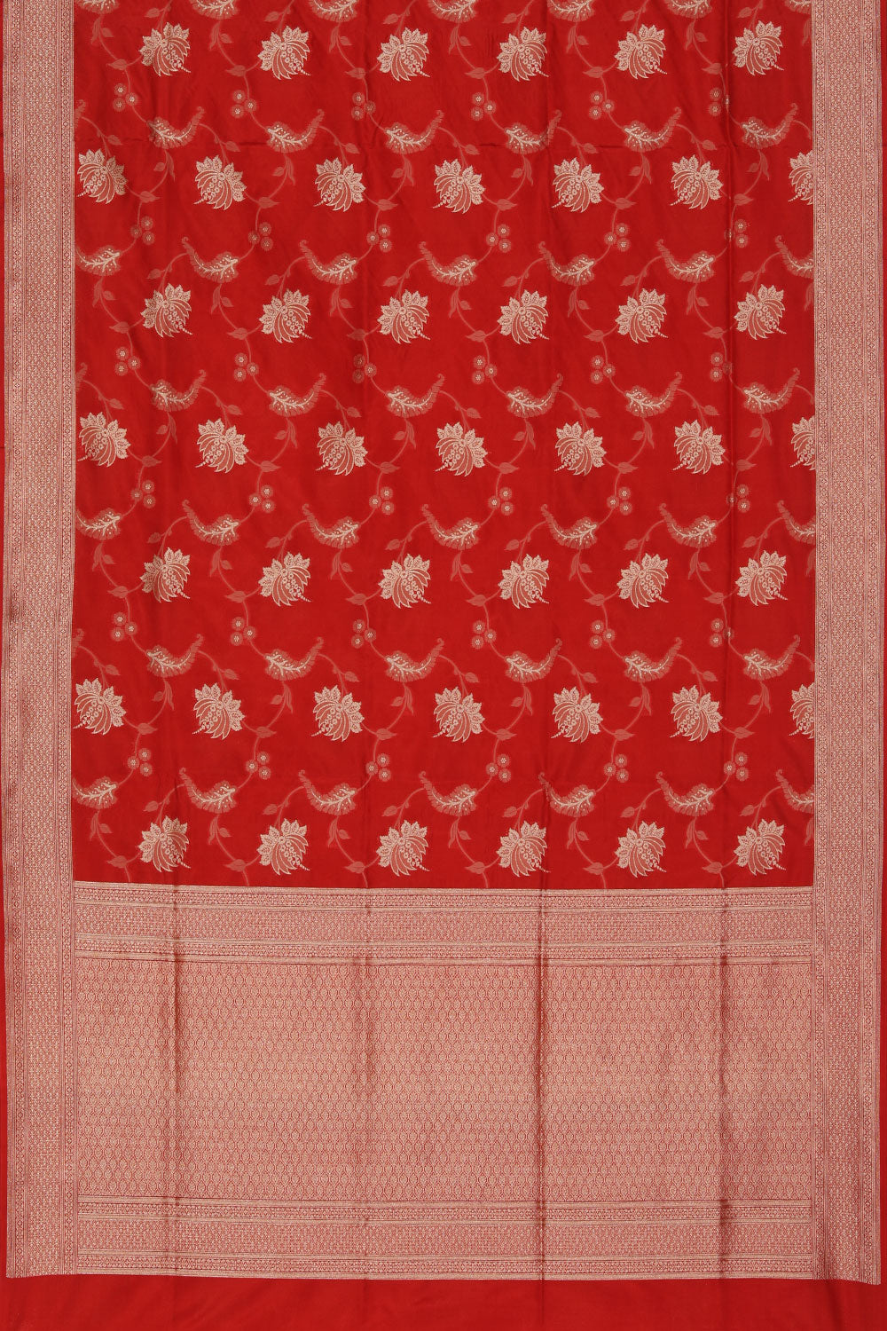 Collection of Banarasi Silk Red Saree in a gallery layout