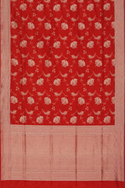 Collection of Banarasi Silk Red Saree in a gallery layout