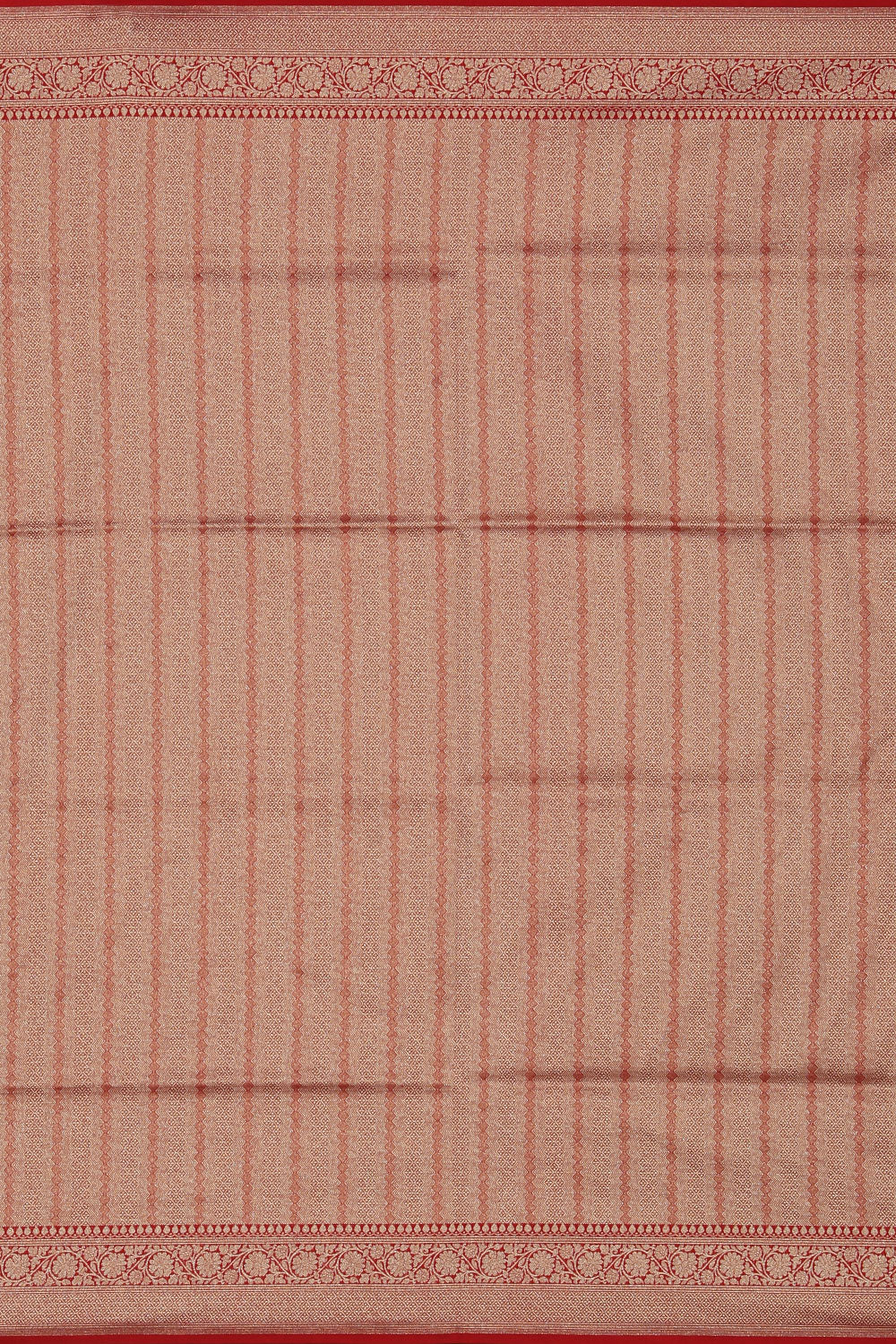 Image of Banarasi Silk Red Saree