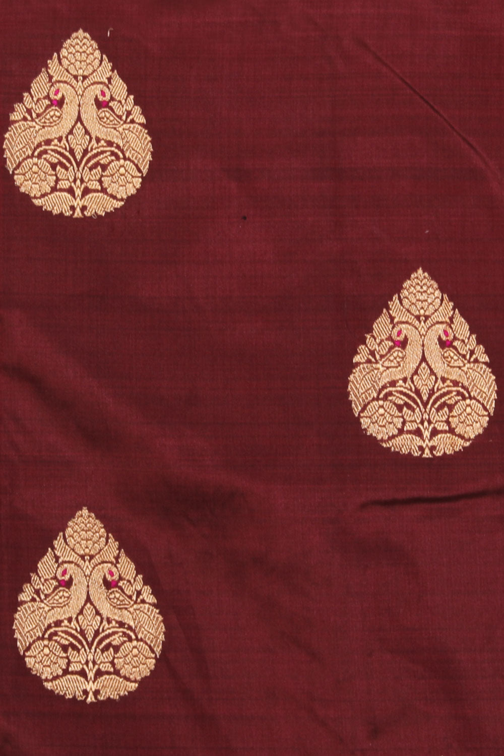 Banarasi Silk Maroon Saree