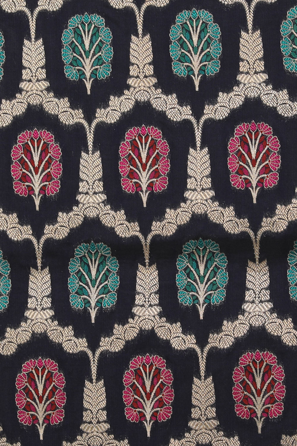 Image of Banarasi Silk Black Saree