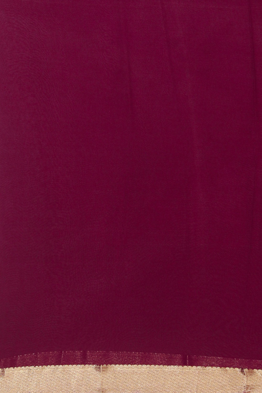 Image of Georgette Plum Pink Saree