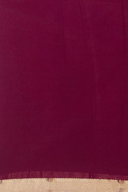 Image of Georgette Plum Pink Saree