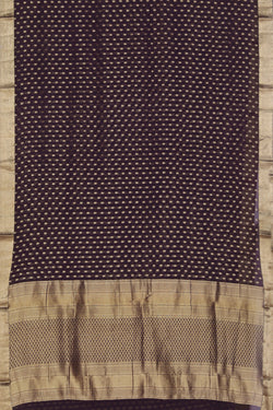 Image of Georgette Plum Violet Saree