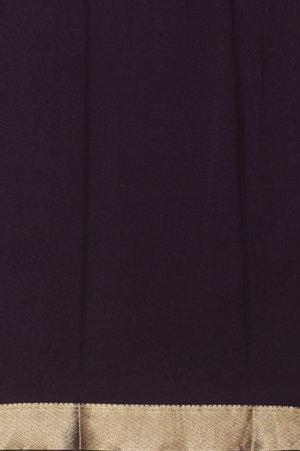 Georgette Plum Violet Saree