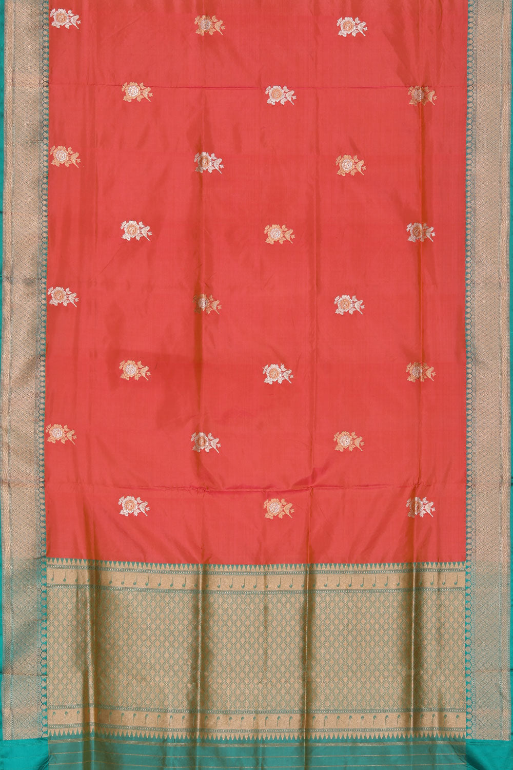 Collection of Banarasi Silk Fuchsia-Pink Saree in a gallery layout