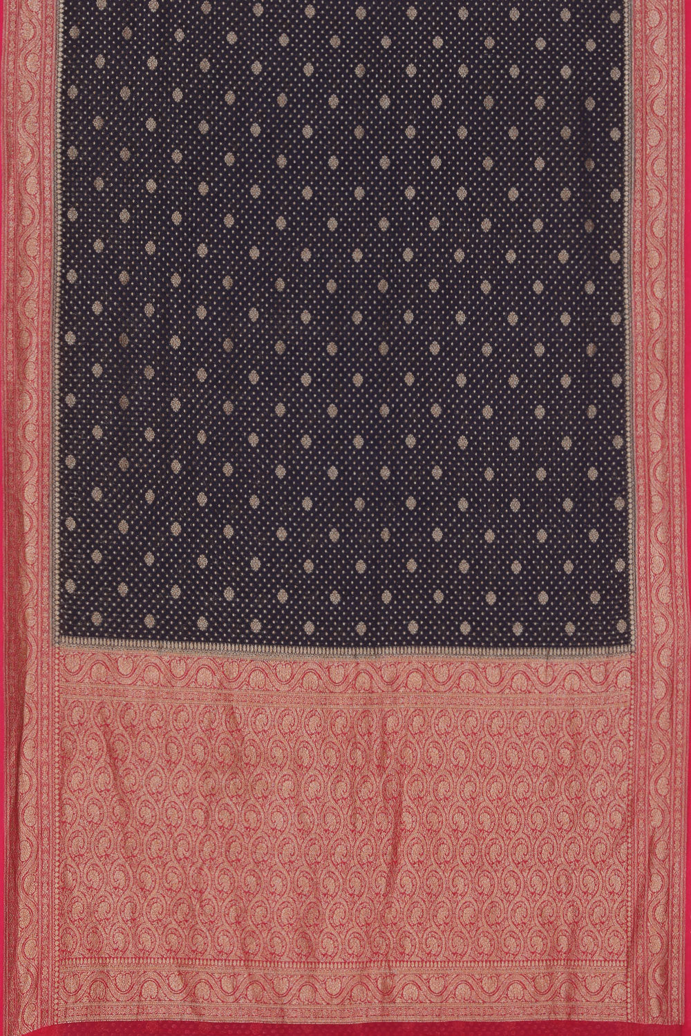 Collection of Banarasi Georgette Navy Blue Saree in a gallery layout