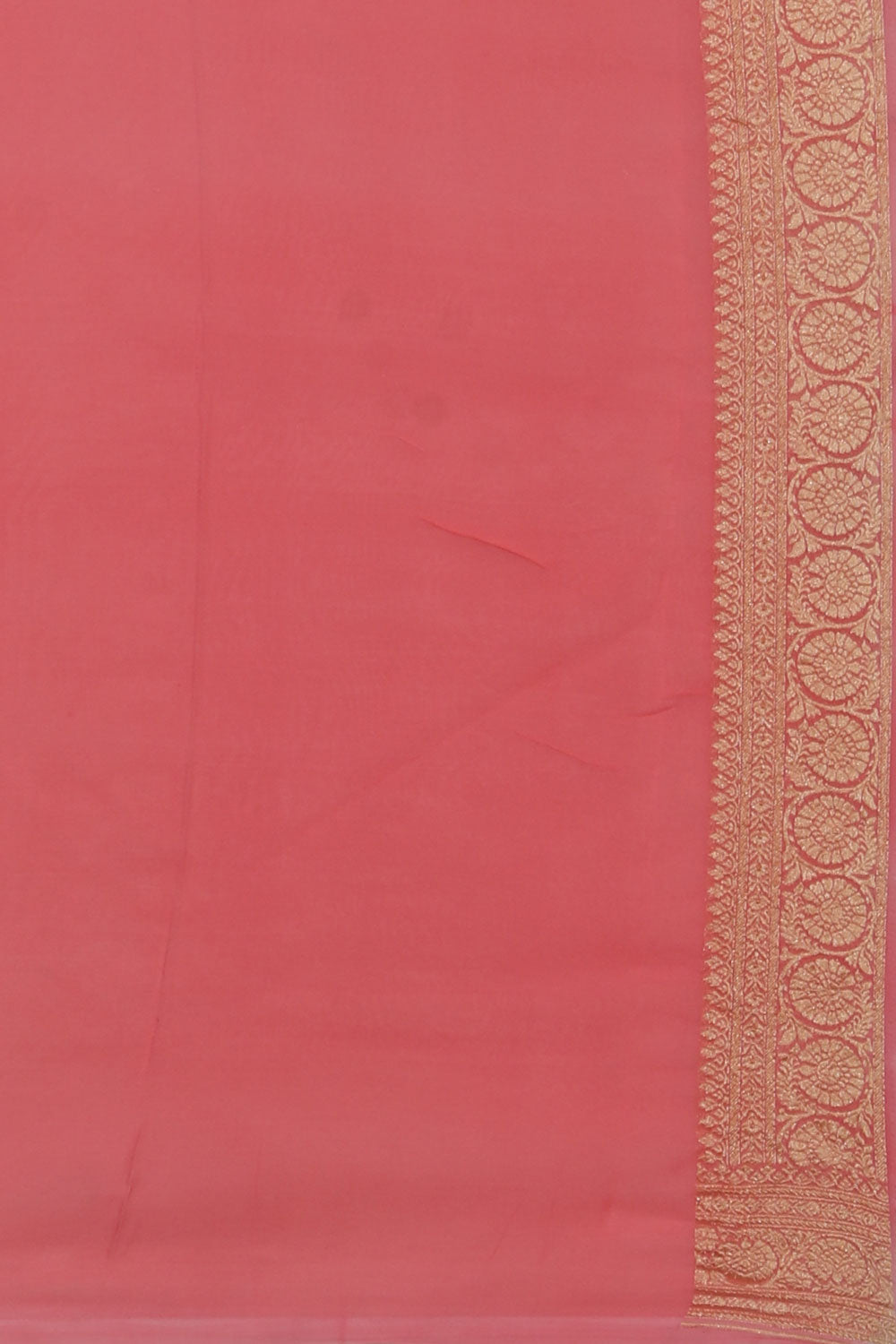 Banarasi Georgette Pink Saree