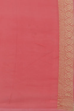 Image of Banarasi Georgette Pink Saree