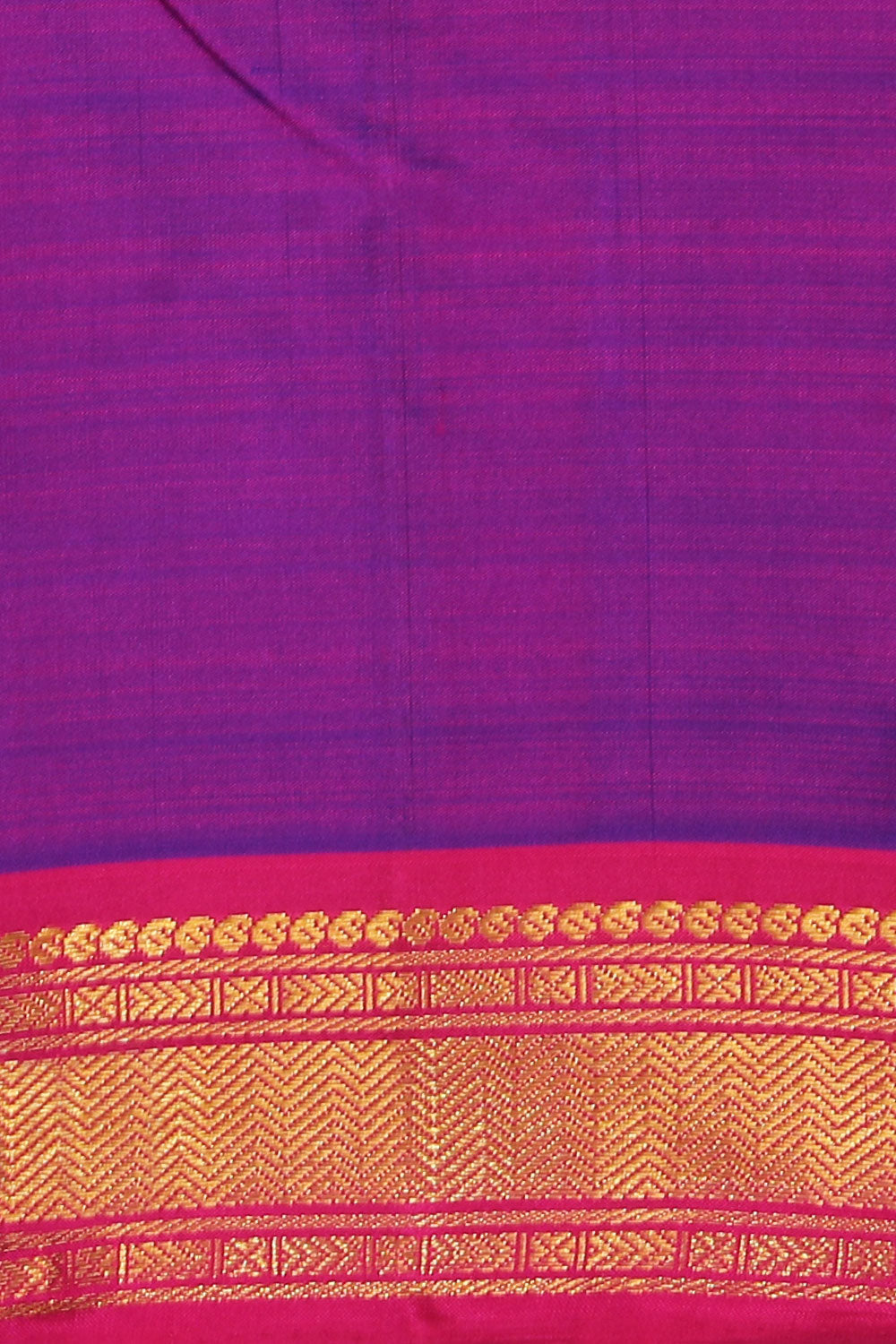 Collection of Arani Silk Violet Saree in a gallery layout