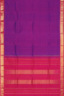 Collection of Arani Silk Violet Saree in a gallery layout