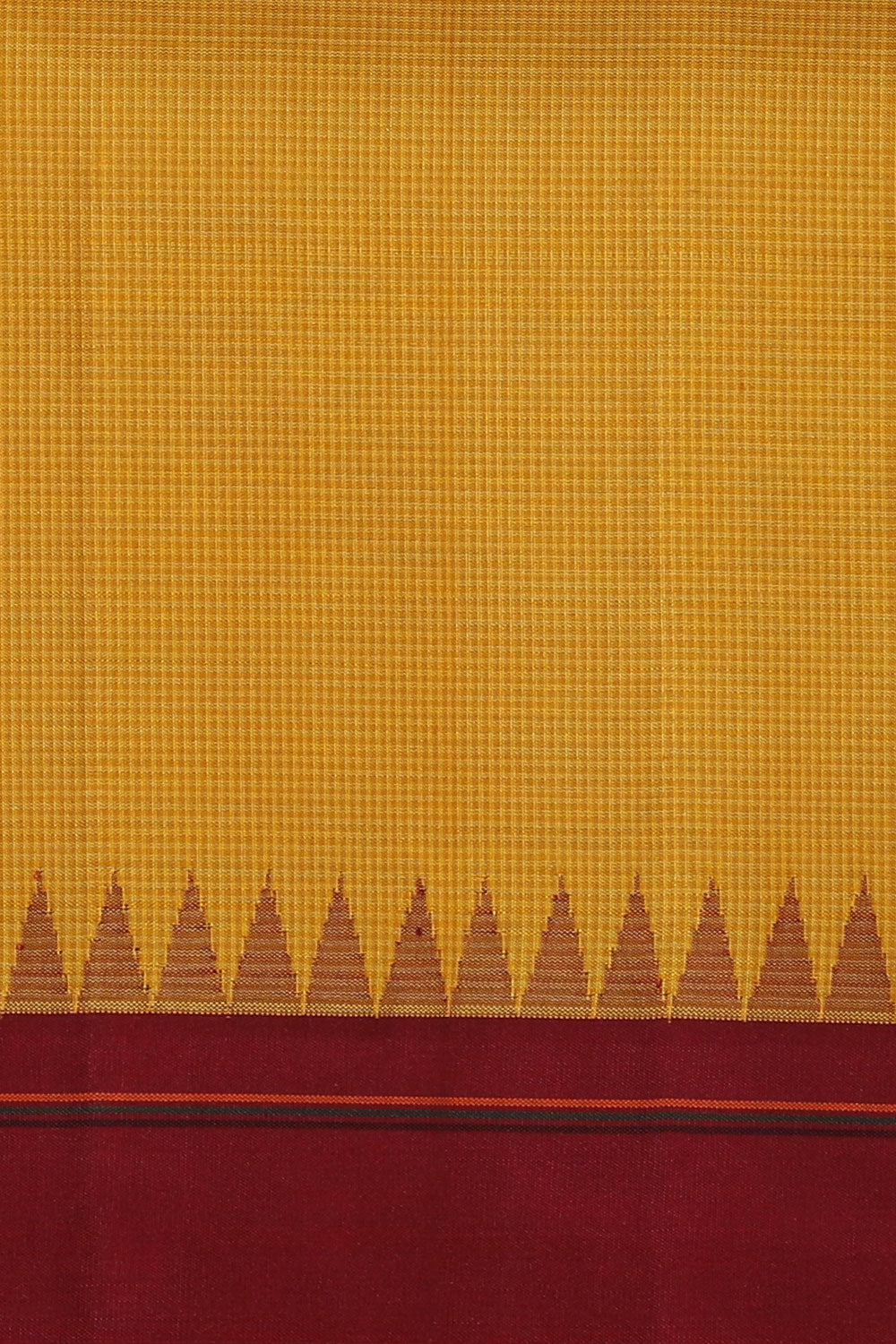 Image of Arani Silk Mustard Saree