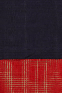 Image of Arani Silk Navy Blue Saree