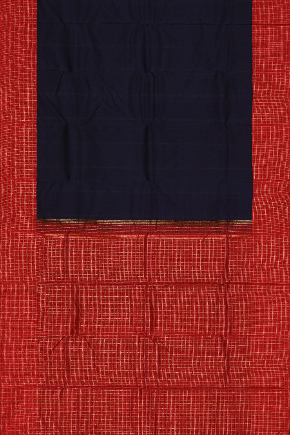 Image of Arani Silk Navy Blue Saree