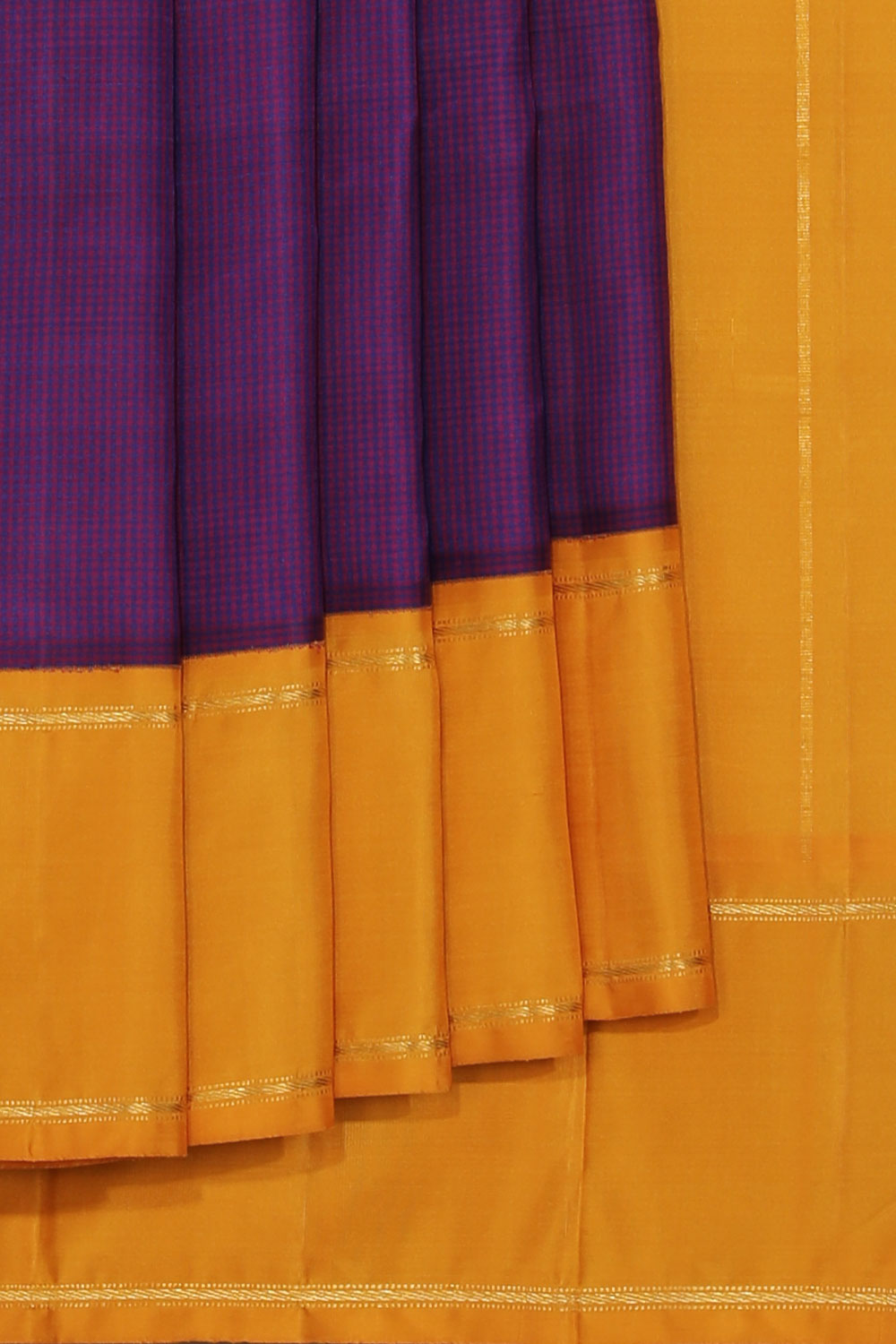 Collection of Arani Silk Violet Saree in a gallery layout