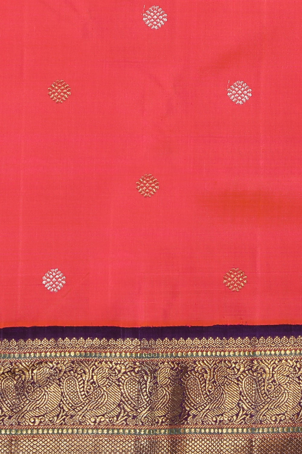 Arani Silk Fuchsia-Pink Saree