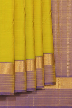 Collection of Arani Silk Spring Green Saree in a gallery layout