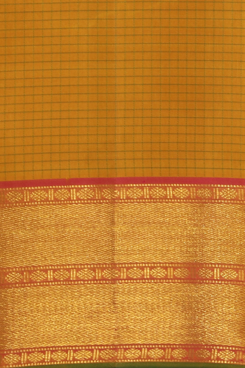 Collection of Arani Silk Yellow Saree in a gallery layout