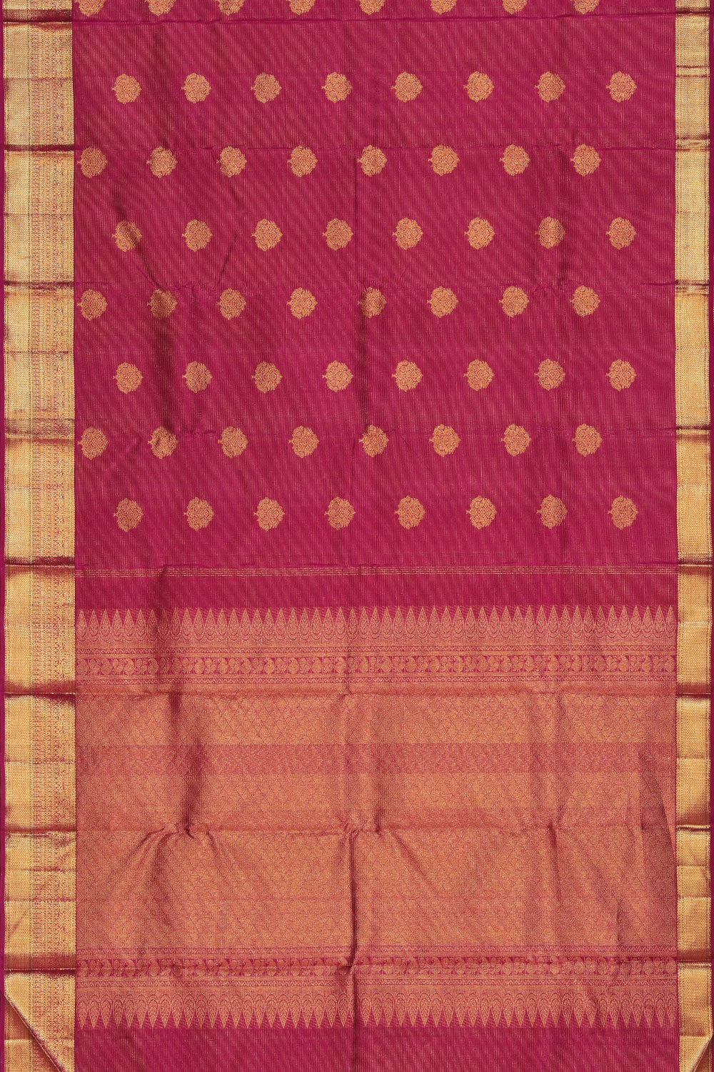 Collection of Arani Silk Pink Saree in a gallery layout