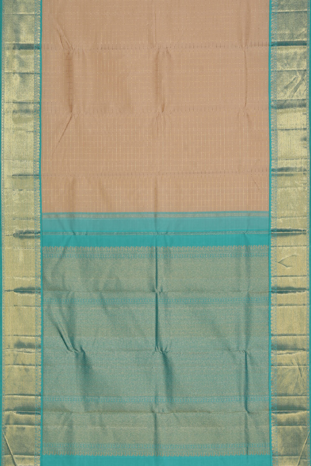 Image of Arani Silk Beige Saree