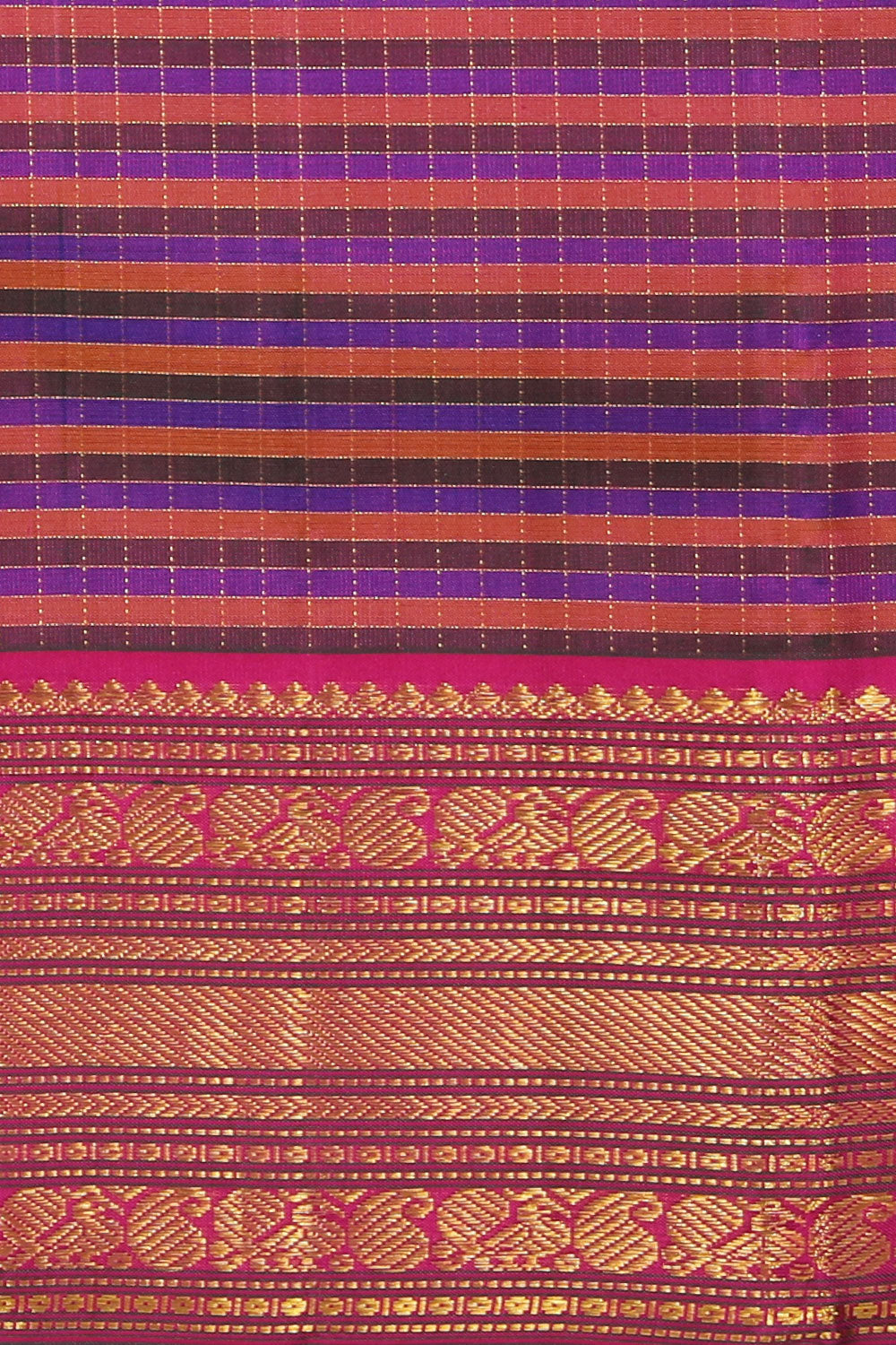Image of Arani Silk Check Saree