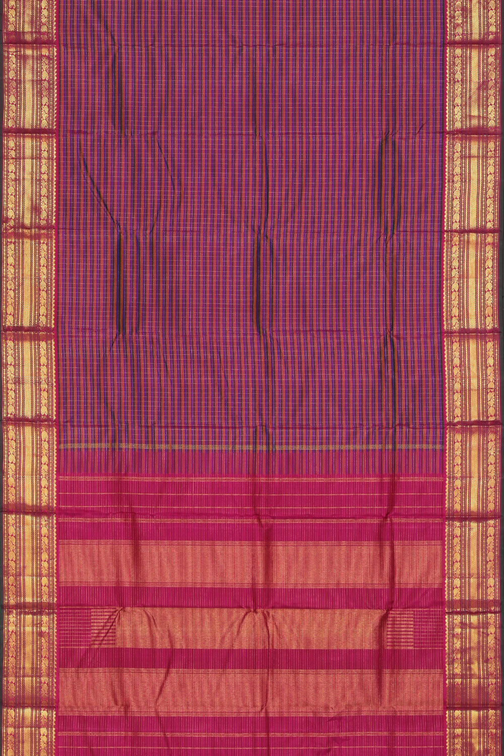 Image of Arani Silk Check Saree