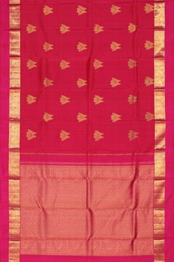 Collection of Arani Silk Pink Saree in a gallery layout