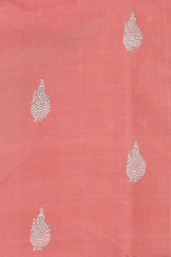 Collection of Arani Silk Peach Saree in a gallery layout