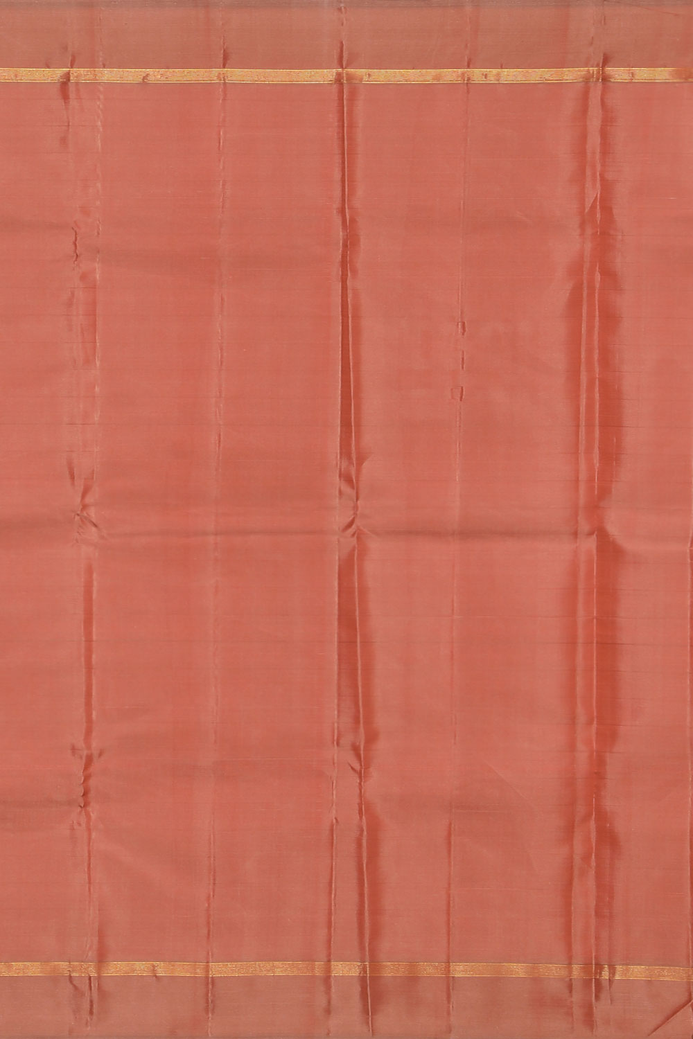 Image of Kanchipuram Silk Peach Saree