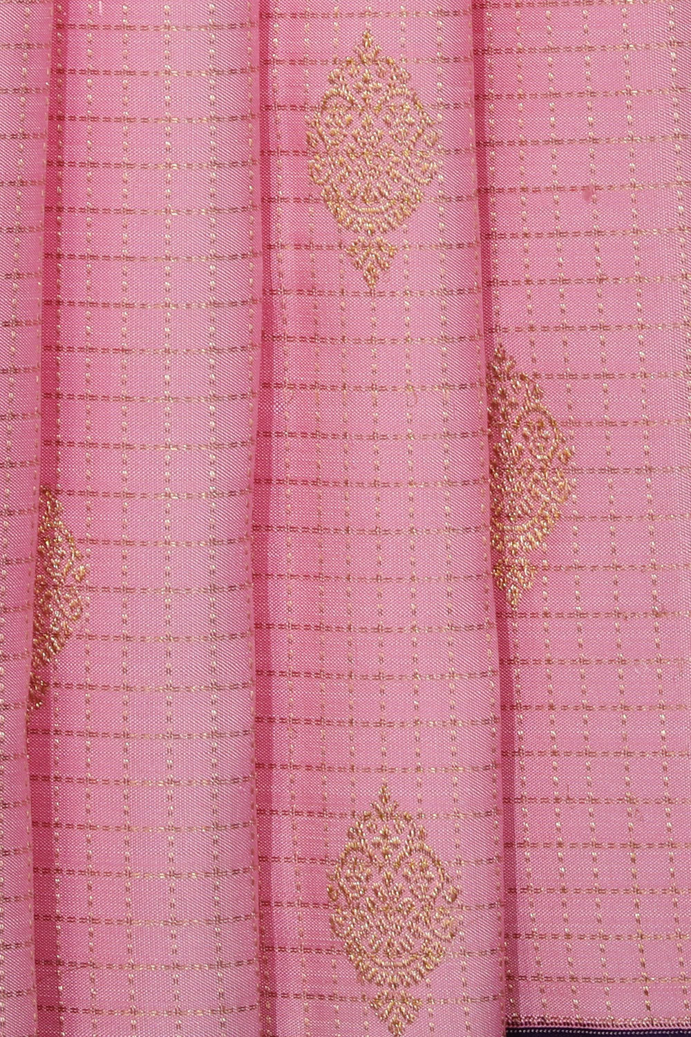 Kanchipuram Silk Pink Saree