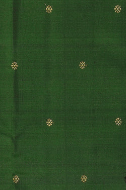 Image of Kanchipuram Silk Green Saree