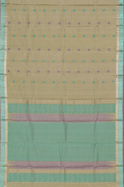 Image of Kanchipuram Silk Green Saree