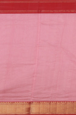 Collection of Chanderi Pink Saree in a gallery layout