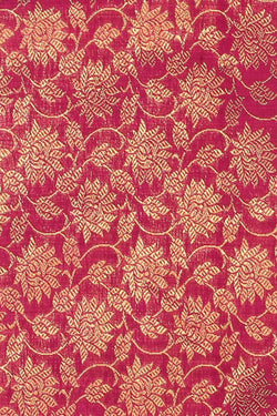 Image of Kanchipuram Silk Pink Saree