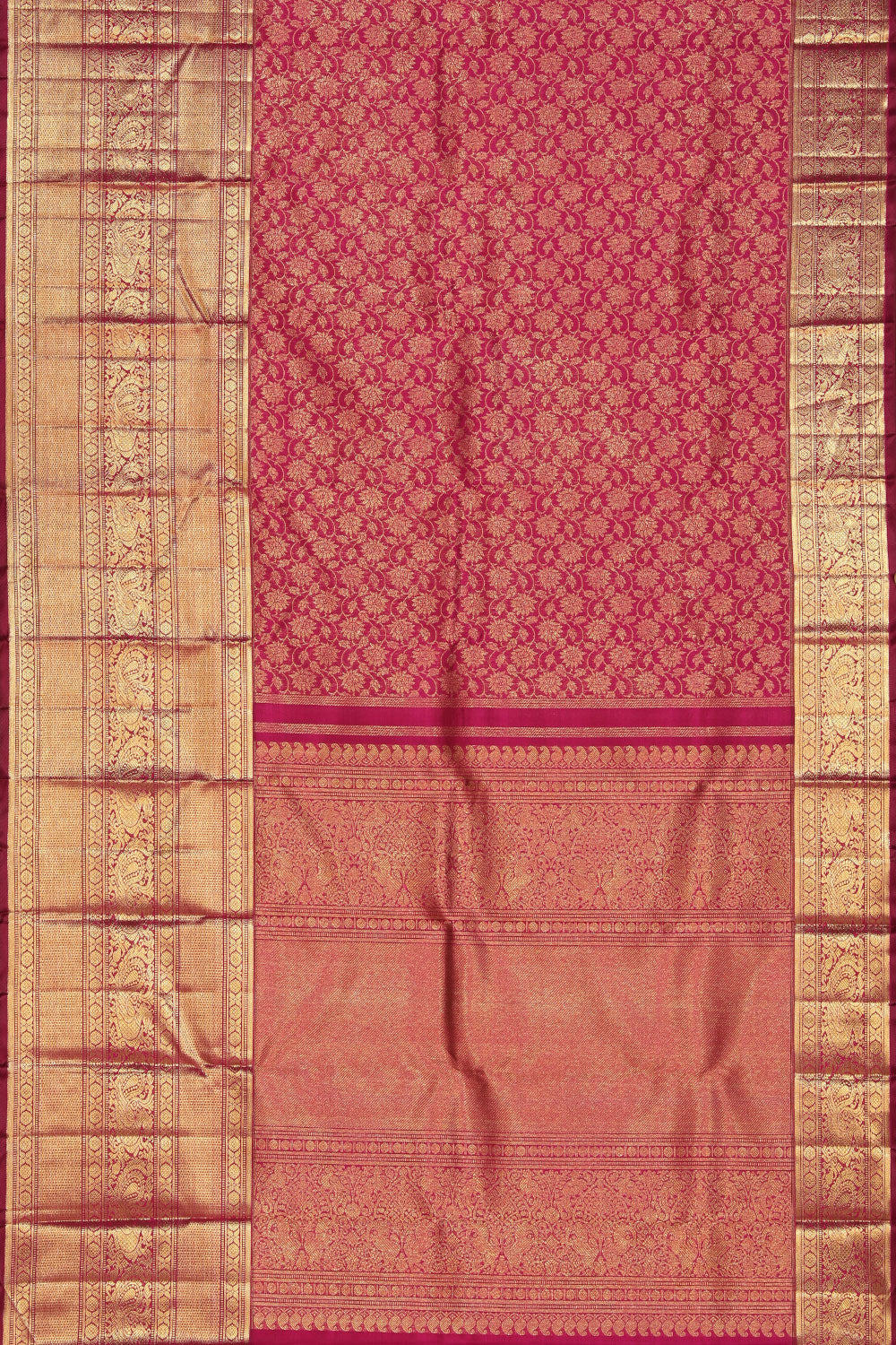 Kanchipuram Silk Pink Saree