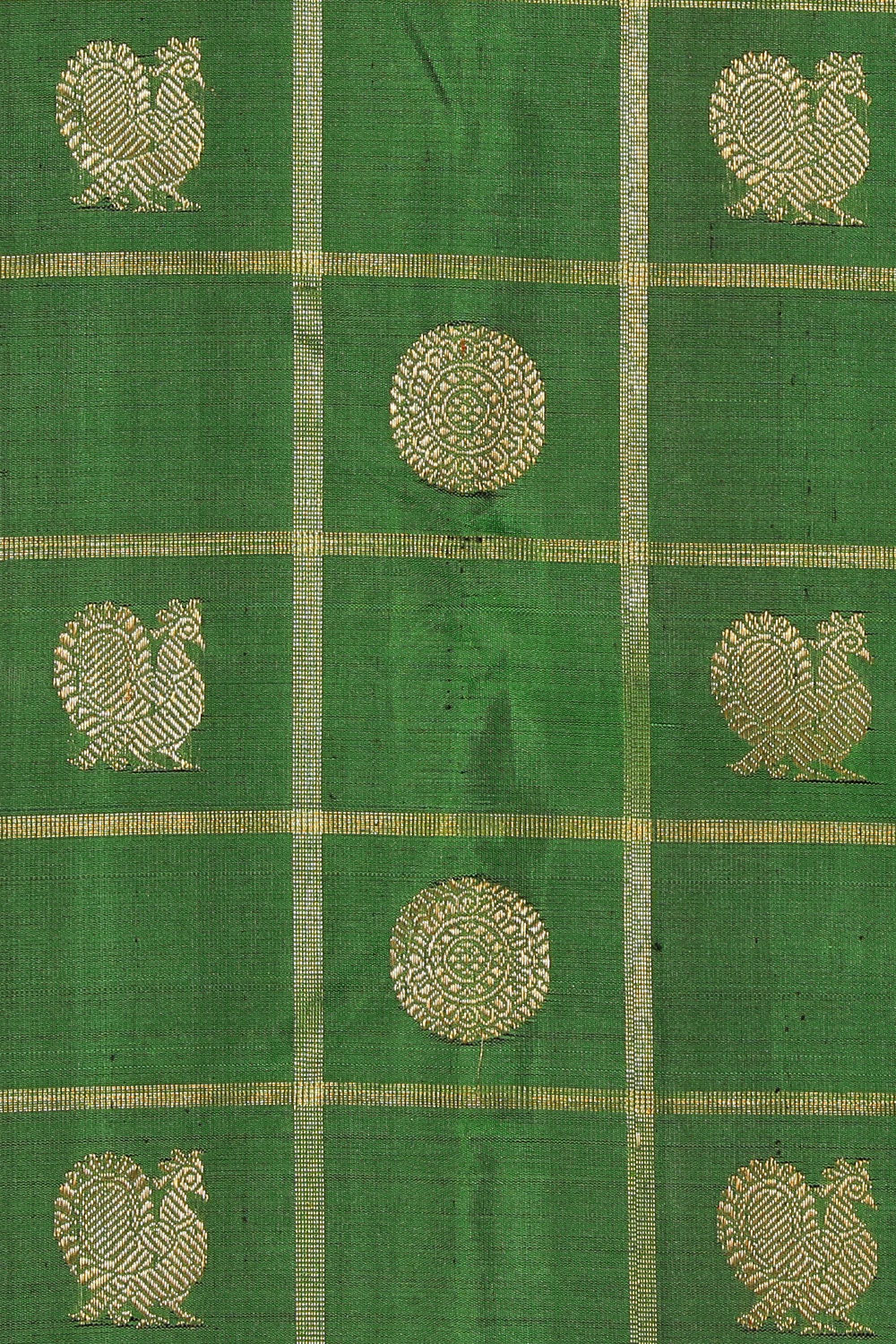 Kanchipuram Silk Green Saree